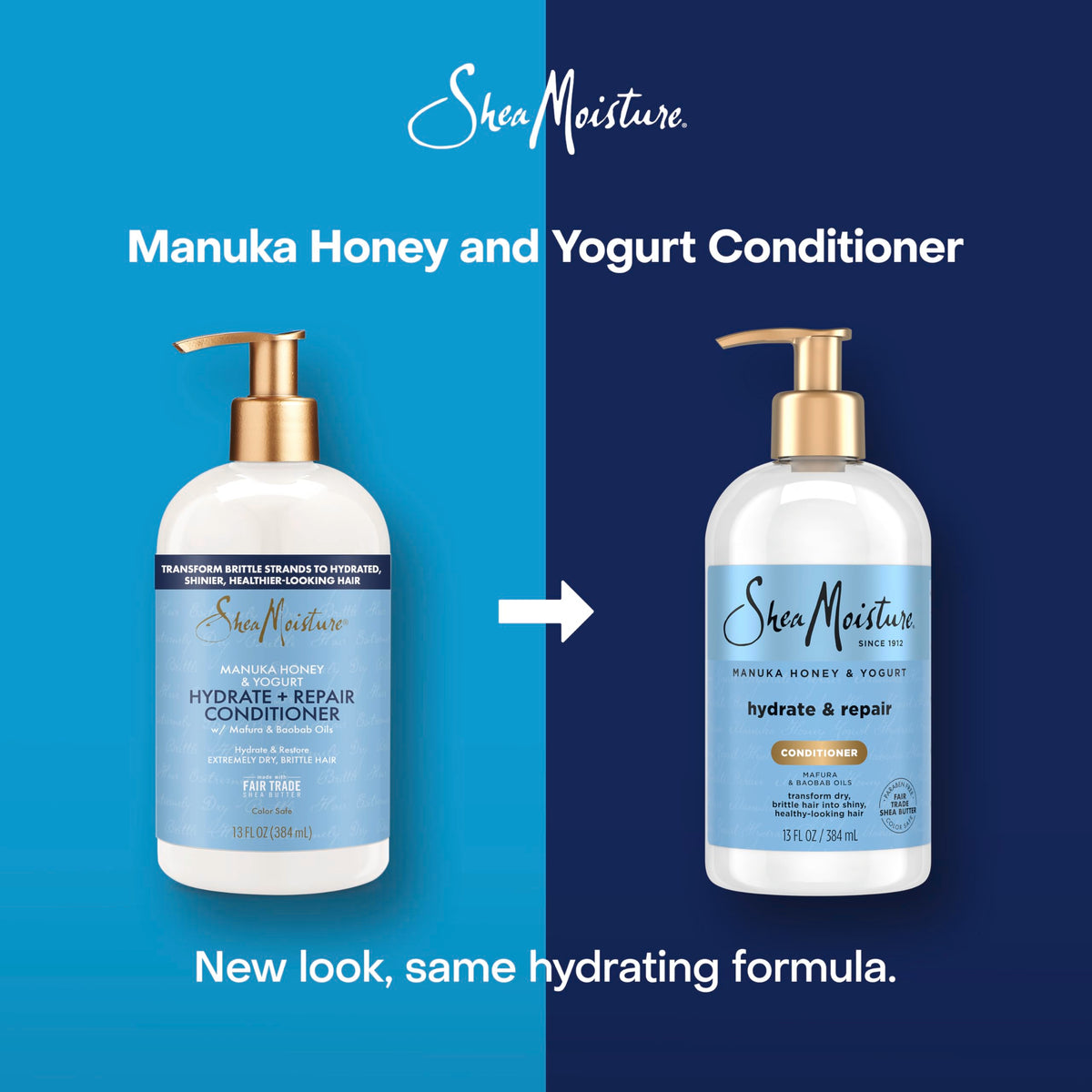 SheaMoisture creamy conditioner texture illustrating smooth slip