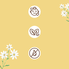 SheaMoisture label close-up highlighting hypoallergenic and tear-free benefits