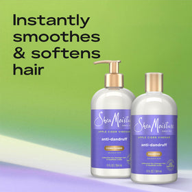 SheaMoisture conditioner pouring texture that illustrates hydration and softness