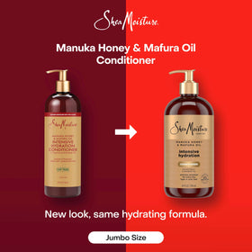 Shea Moisture creamy conditioner texture showing rich slip