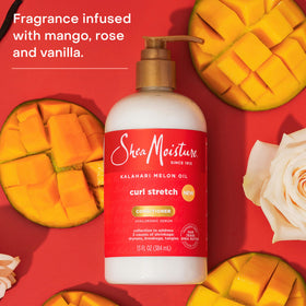 SheaMoisture conditioner in palm for easy detangling and moisture