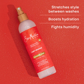 SheaMoisture texture pour showing lightweight serum and oil blend
