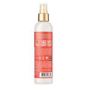 SheaMoisture spray nozzle close-up highlighting even mist delivery