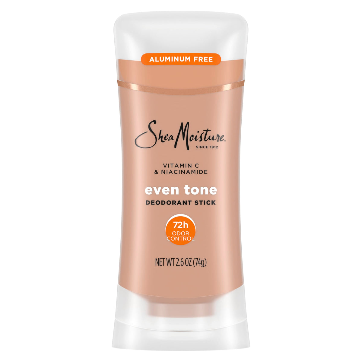 SheaMoisture front packaging showing label and 2.6 oz size for quick ID and benefit
