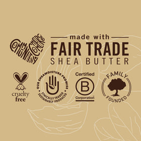 SheaMoisture detangler used to define curls during styling for improved manageability