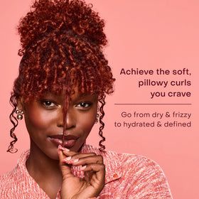 SheaMoisture diffusing hair to set style and add lasting hold