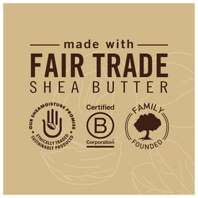 SheaMoisture fair trade shea scoop detail emphasizing ethical sourcing