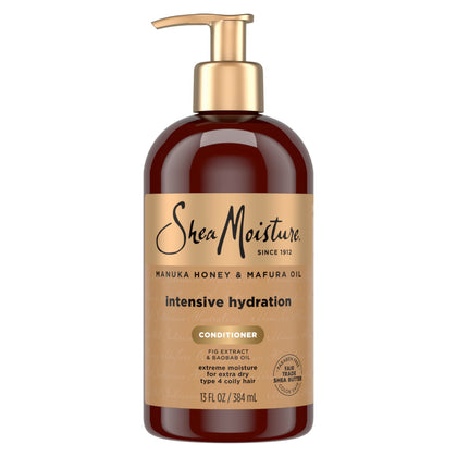 SheaMoisture front label view showing product name and benefits