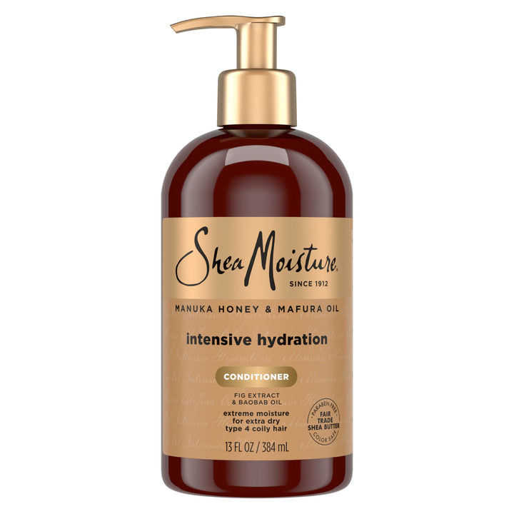 SheaMoisture front label view showing product name and benefits