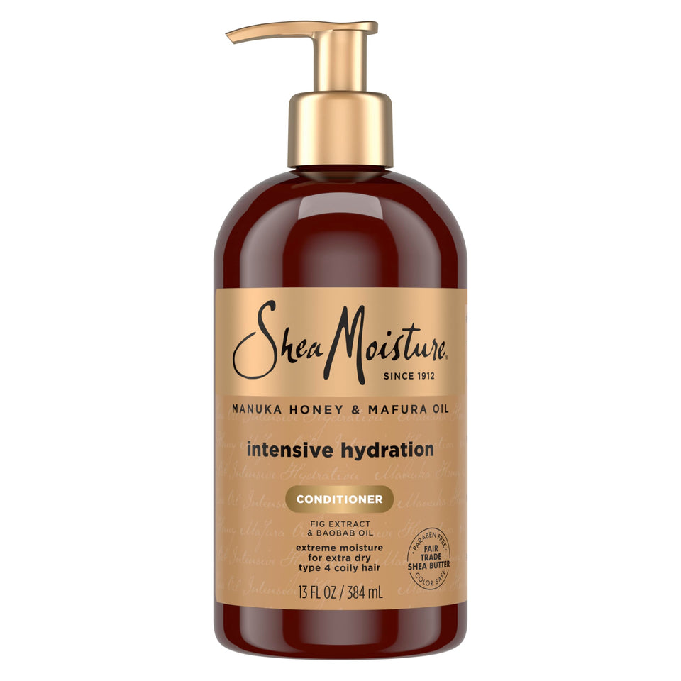 SheaMoisture front label view showing product name and benefits