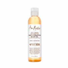 SheaMoisture front packaging 8 oz bottle showing branding and size, clear moisturizer benefit