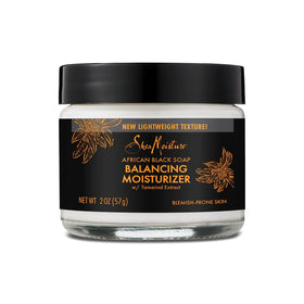SheaMoisture front packaging of 2 oz balancing moisturizer for easy travel hydration