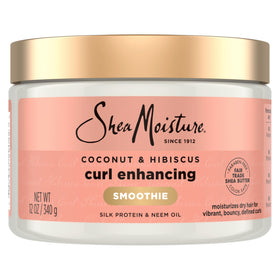 Shea Moisture front packaging showing product for defined curls