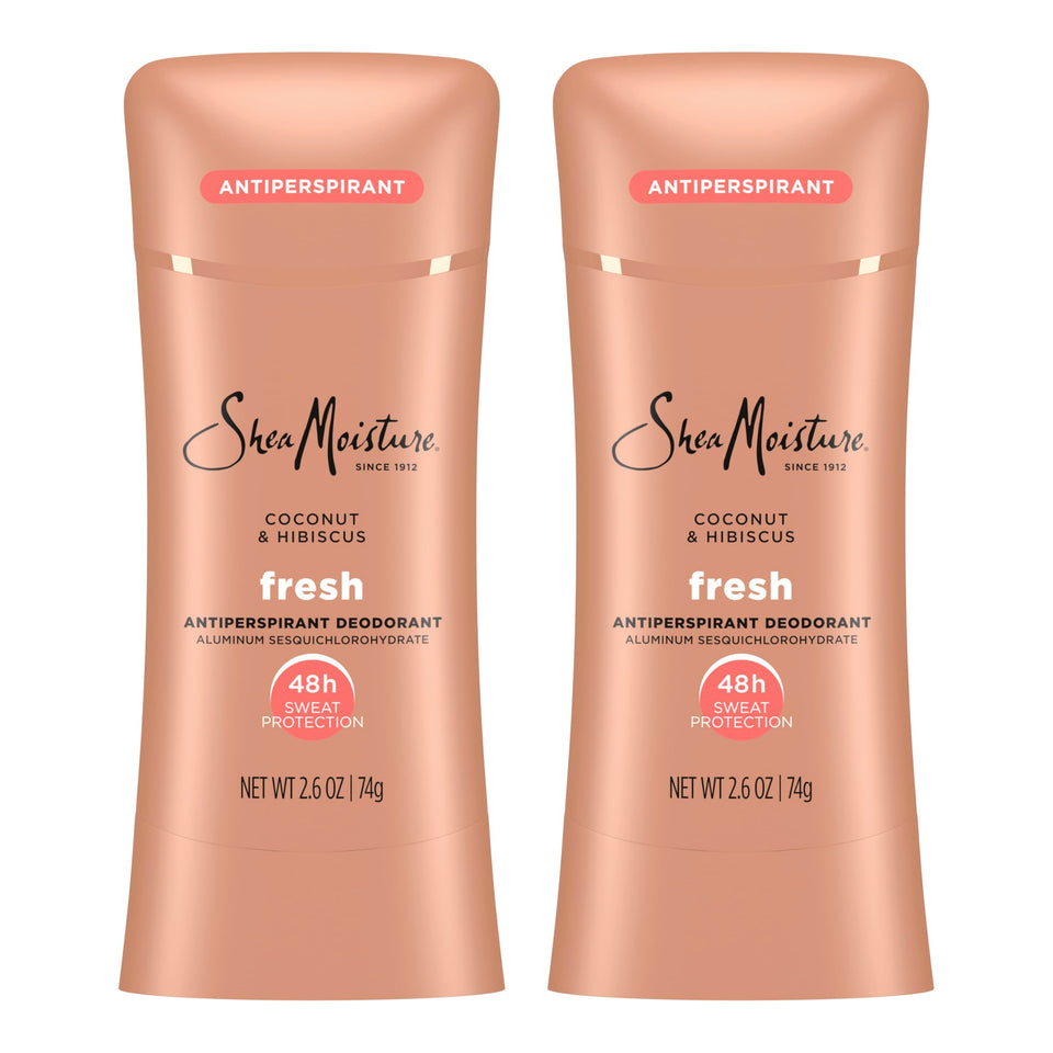 SheaMoisture front packaging showing coconut hibiscus scent and benefits
