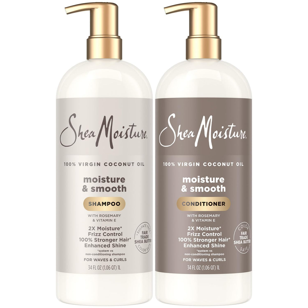 SheaMoisture front packaging showing moisture & smooth duo and convenience