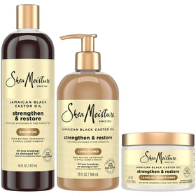 Shea Moisture front packaging showing full repair hair set benefits