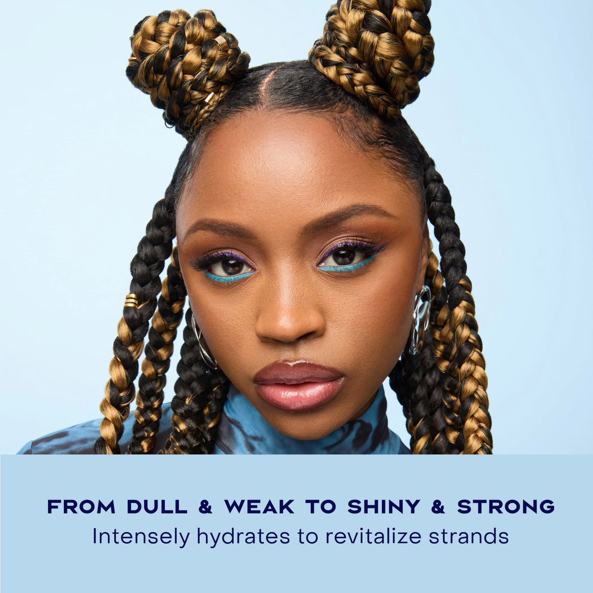 SheaMoisture application on wet hair for improved detangling