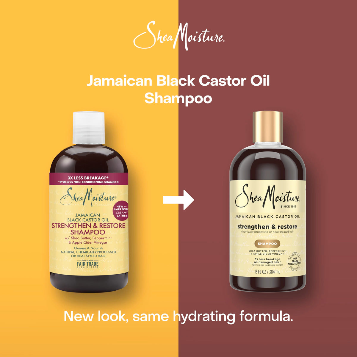 SheaMoisture Jamaican Black Castor Oil droplet image highlighting restorative oil