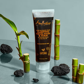 SheaMoisture tamarind extract close-up highlighting natural resurfacing benefit