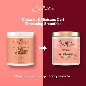 SheaMoisture coconut and hibiscus ingredients for hydration