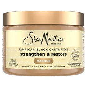 SheaMoisture jar front view showing product and nourishing benefits