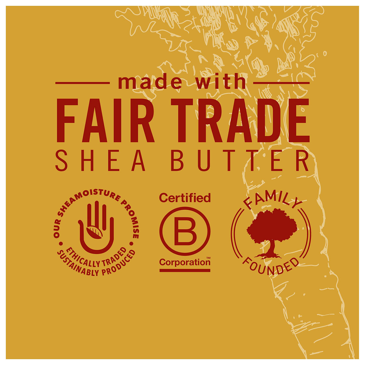 Shea Moisture back of bottle showing instructions and safety details