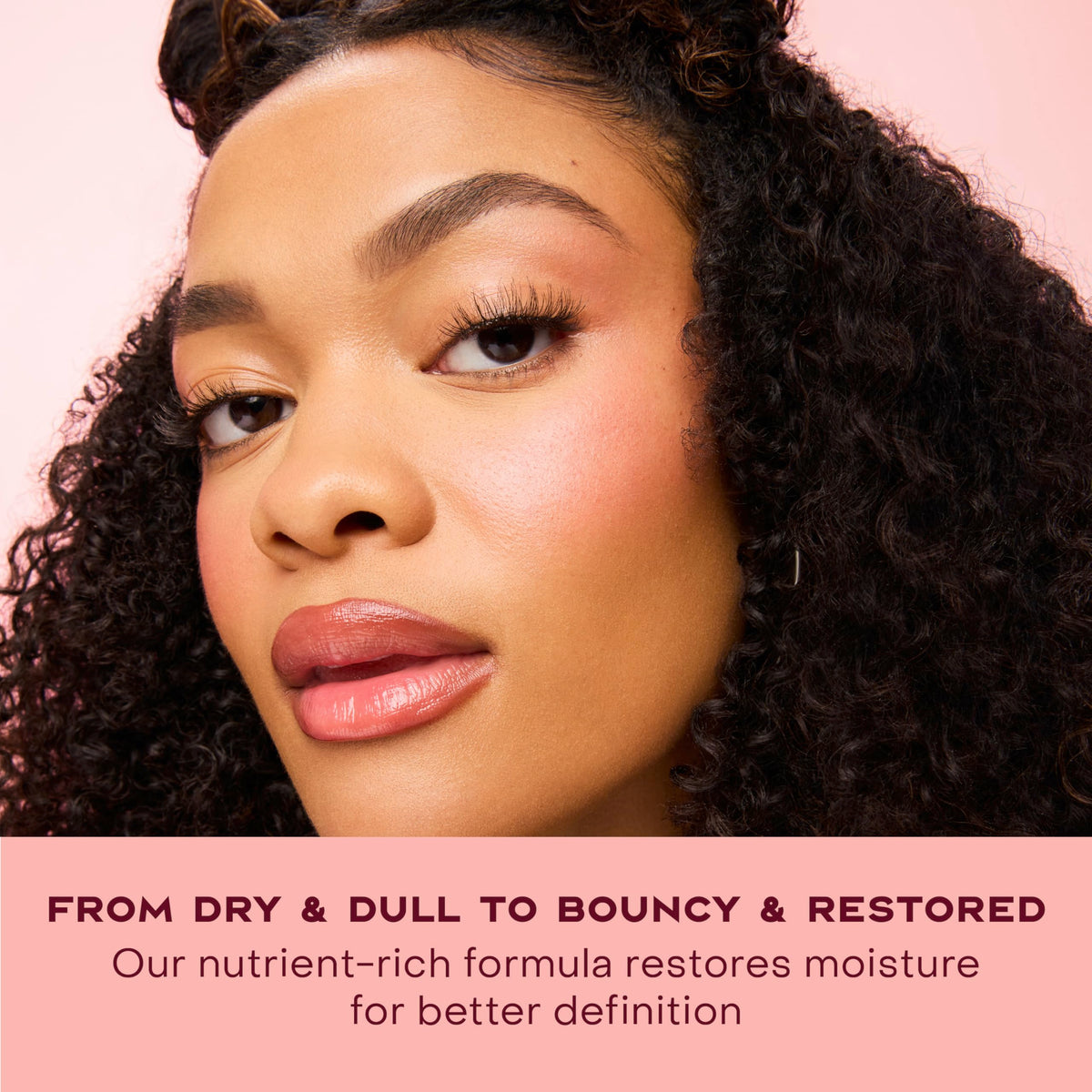 SheaMoisture label close-up listing key ingredients and clean formulation benefit