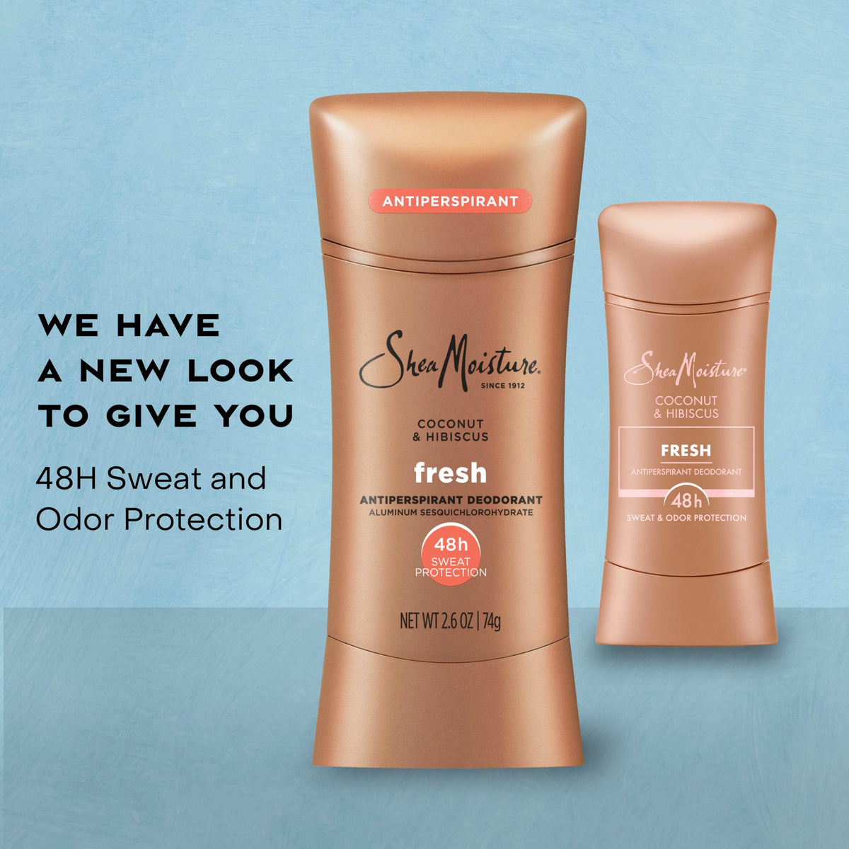 SheaMoisture label highlighting Fair Trade Shea Butter and key ingredients