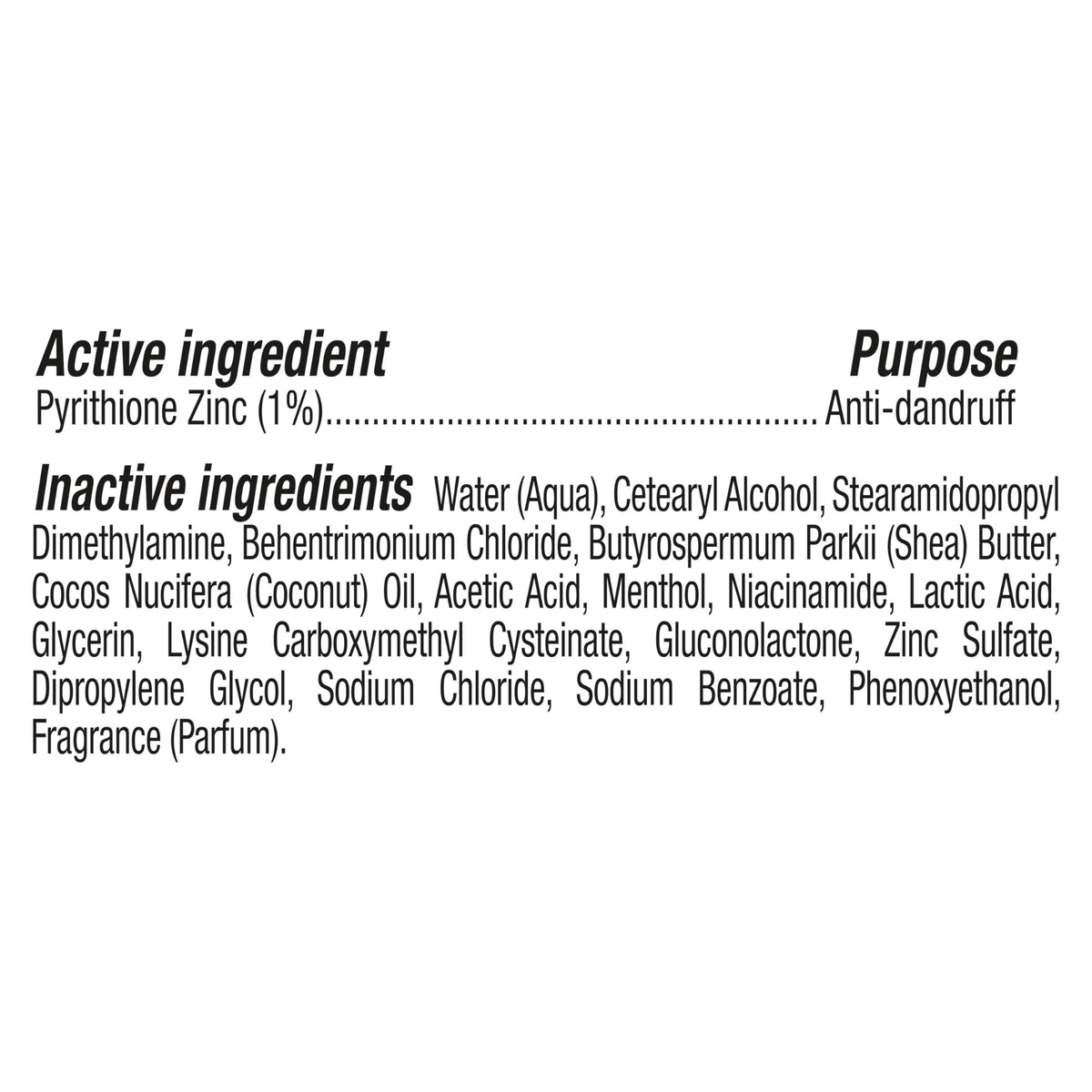 SheaMoisture product label closeup highlighting key actives and benefits
