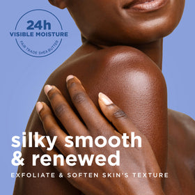 SheaMoisture label detail highlighting key ingredients and natural formulation benefits