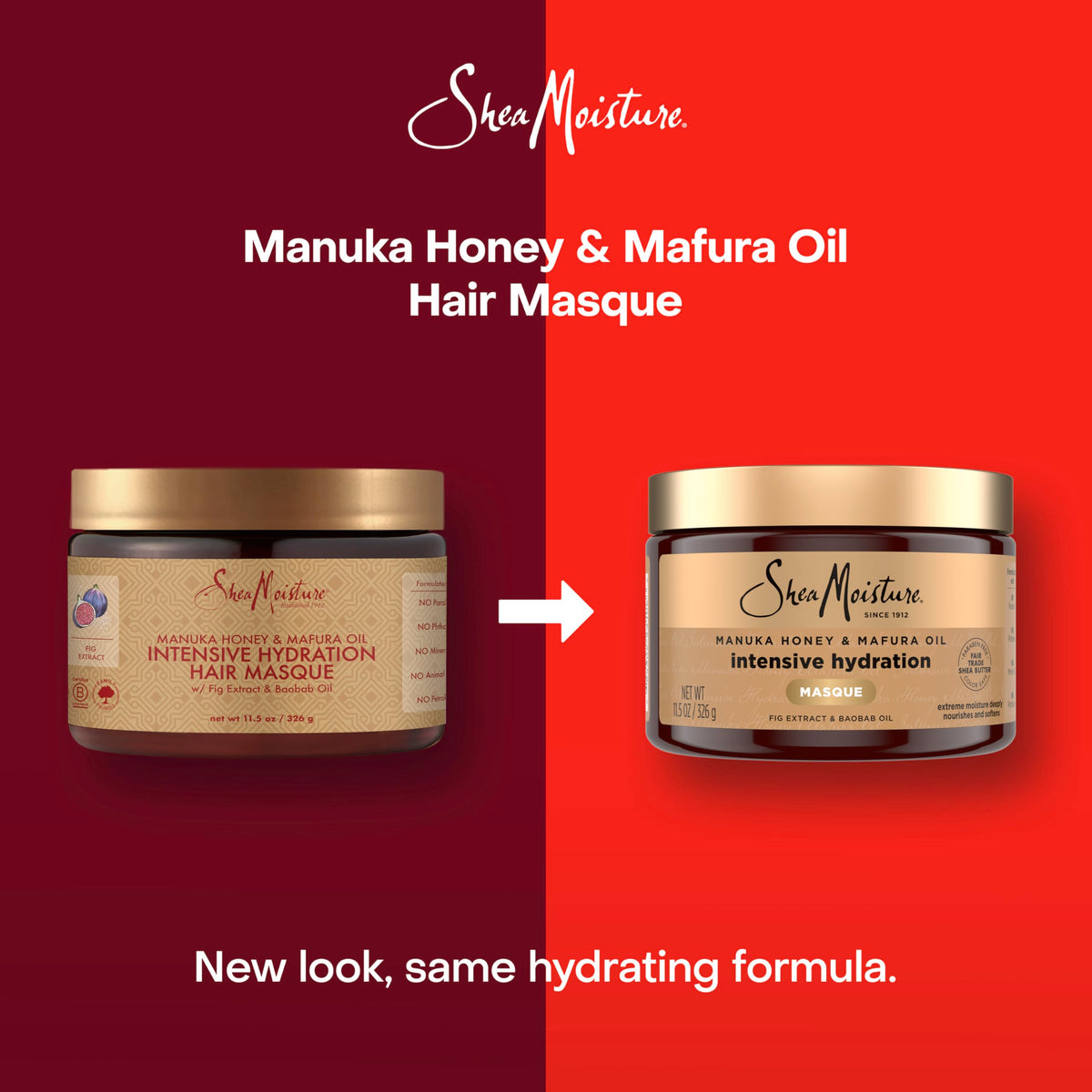 SheaMoisture being applied to wet hair to improve manageability and softness