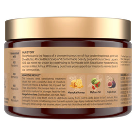 SheaMoisture open jar revealing thick cream texture for deep hydration