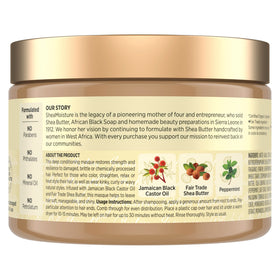 SheaMoisture cream texture close-up showing rich moisturizing feel