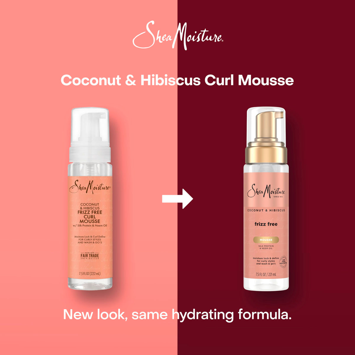 SheaMoisture foam texture close-up highlighting lightweight spreadability