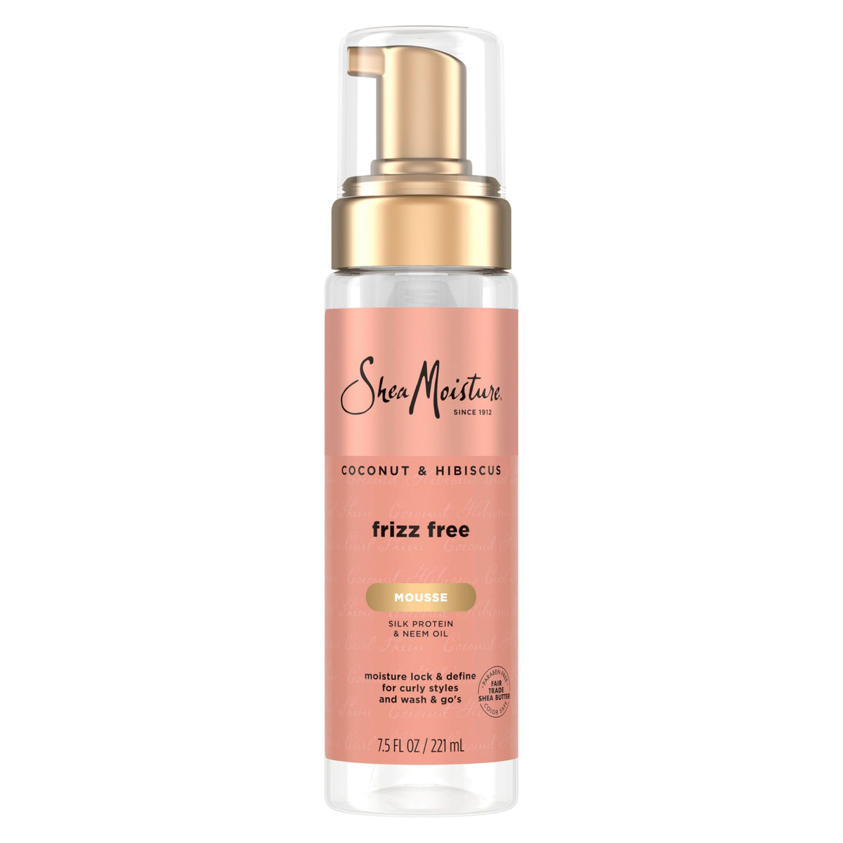 SheaMoisture front packaging showing product and benefits clearly