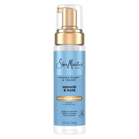 SheaMoisture front packaging showing product and label, clear styling benefit