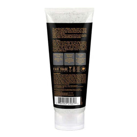 SheaMoisture open cap and texture close-up showing exfoliant consistency