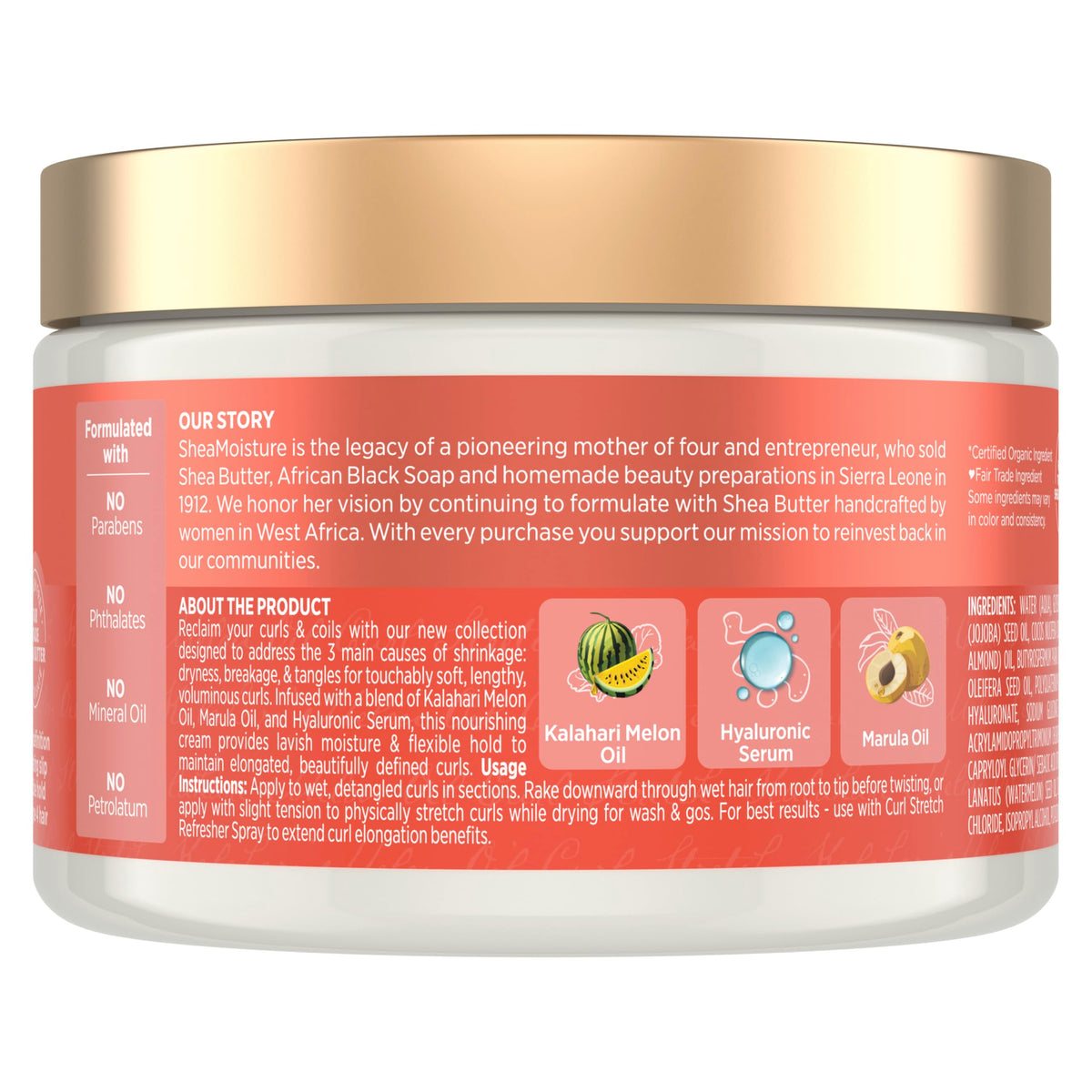 SheaMoisture cream texture close-up highlighting smooth slip