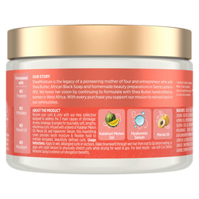 SheaMoisture cream texture close-up highlighting smooth slip
