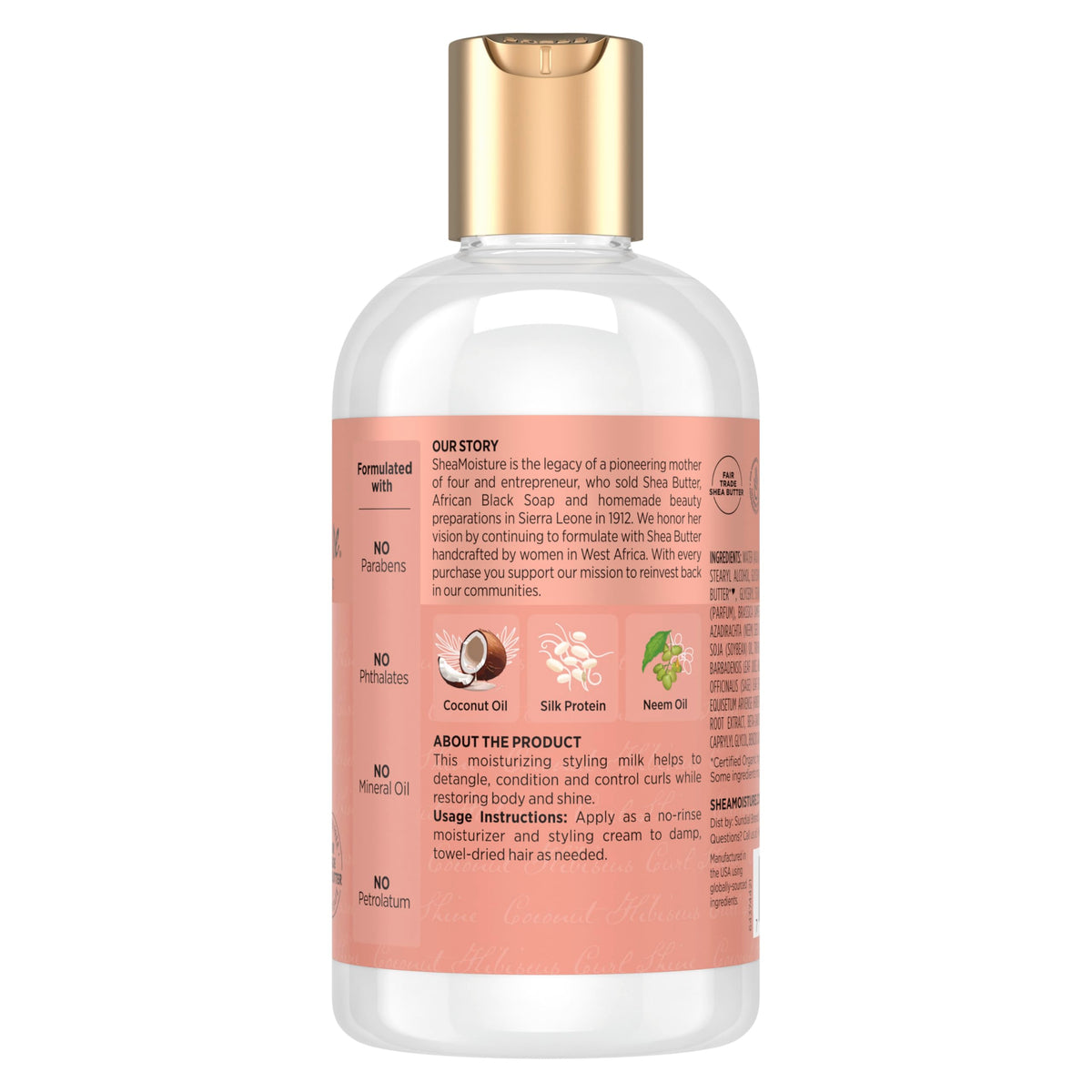 SheaMoisture cream texture close-up highlighting silky slip and moisturizing consistency