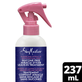 SheaMoisture label close-up highlighting ingredients and clean formula