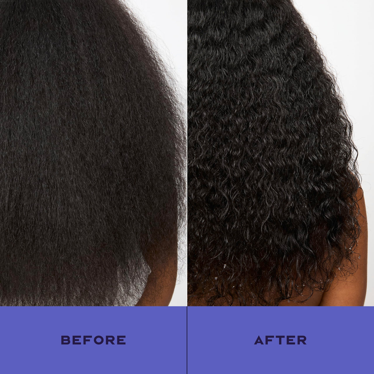 SheaMoisture hands massaging scalp to loosen flakes and hydrate roots