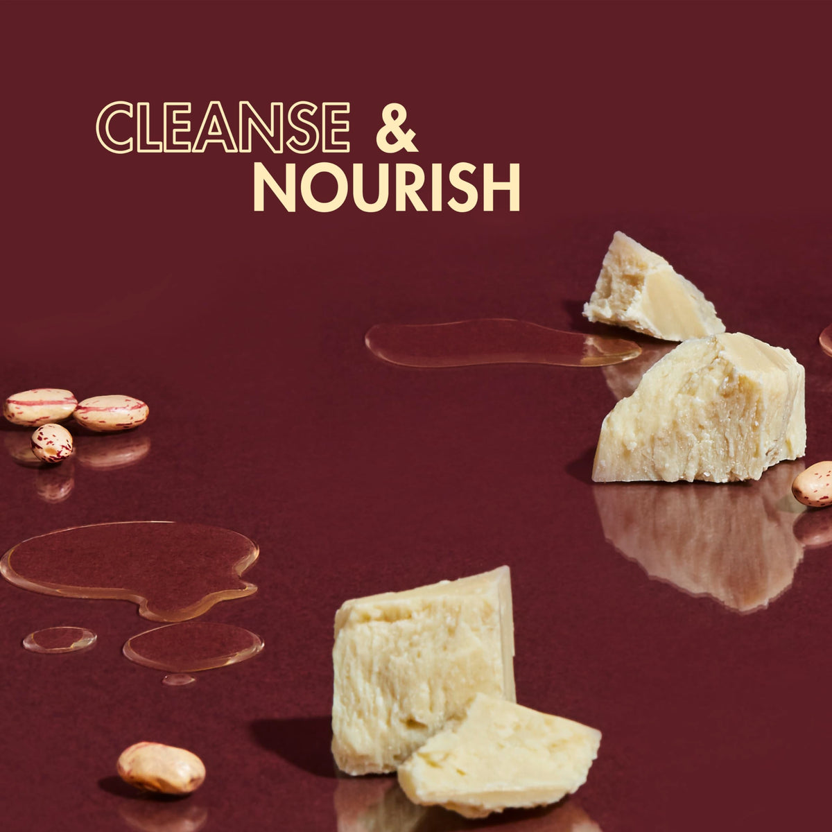 Shea Moisture shampoo lather texture demonstrating gentle cleanse