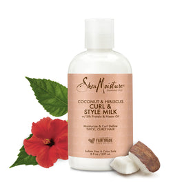 SheaMoisture raw shea and coconut flatlay highlighting natural-sourced ingredients
