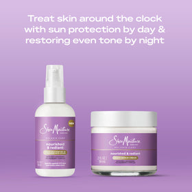 SheaMoisture label close-up displaying Pro-Ceramides and clean ingredients benefit