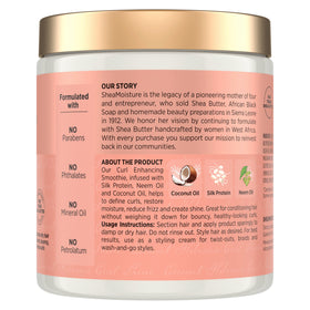SheaMoisture cream texture close-up highlighting rich moisture