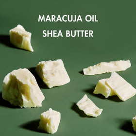 SheaMoisture oil texture on hand showing lightweight absorption benefit