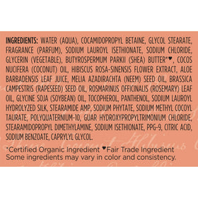 SheaMoisture 13 oz bottle on bathroom shelf showing travel-ready size
