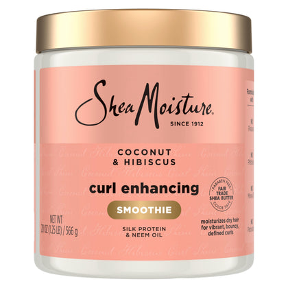 SheaMoisture tub front packaging showing product and benefits