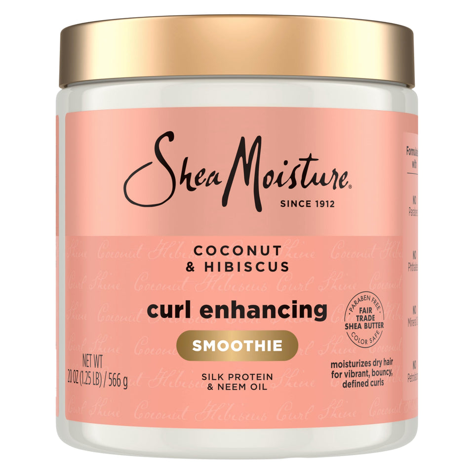 SheaMoisture tub front packaging showing product and benefits